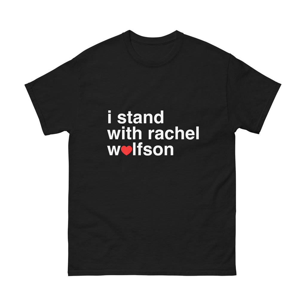 Rachel Wolfson Merch 2026 I Stand With Rachel T-Shirt Present For Comedian Fans - Kdjoy Rachel Wolfson Merch 2026 I Stand With Rachel T-Shirt Present For Comedian Fans - Kdjoy