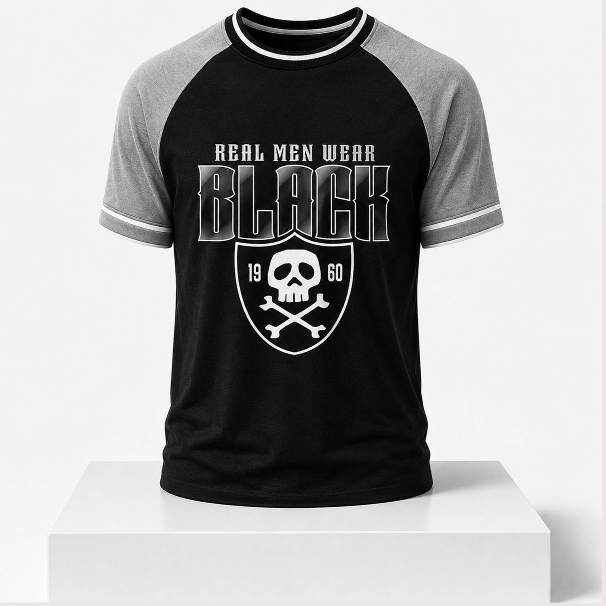 Raiders 2026 Real Men Wear Black 1960 Shirt LV Raiders Merch Football Fan Gift Ideas - Kdjoy