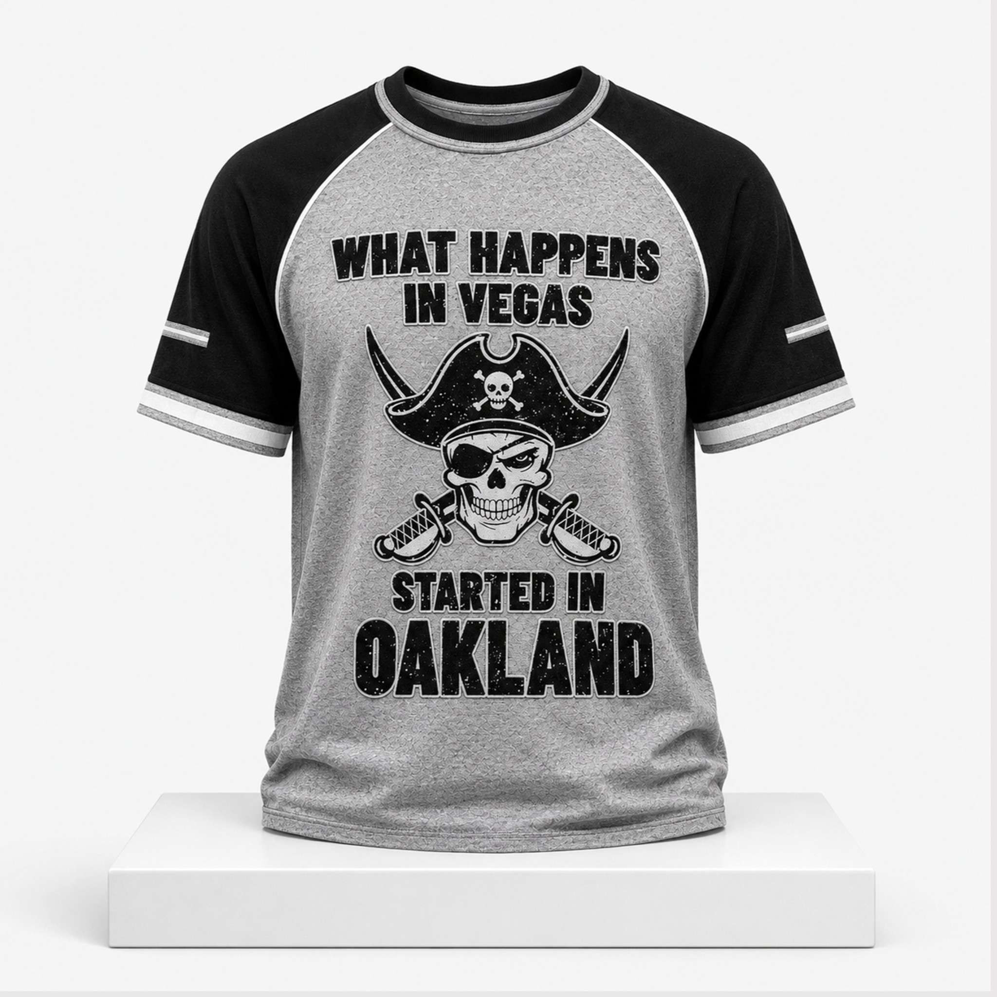 Raiders 2026 What Happens In Vegas Started In Oakland Shirt LV Raiders Merch Game Day Gifts - Kdjoy Raiders 2026 What Happens In Vegas Started In Oakland Shirt LV Raiders Merch Game Day Gifts - Kdjoy