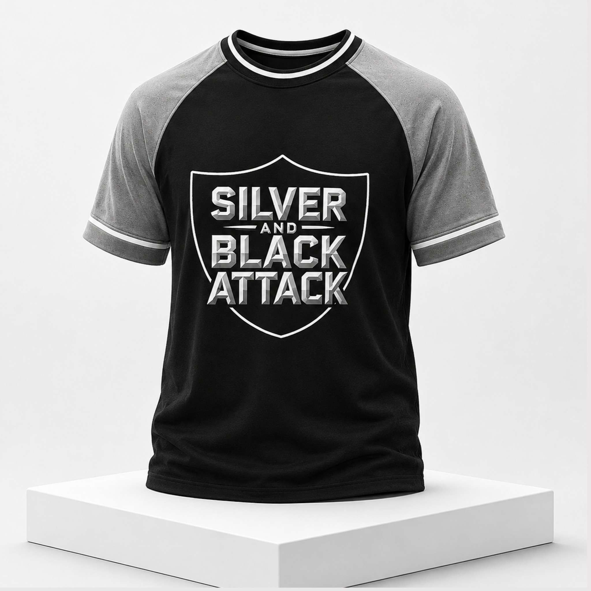 Raiders Silver And Black Attack 2026 Shirt LV Raiders Merch Best Gifts For Football Fans - Kdjoy