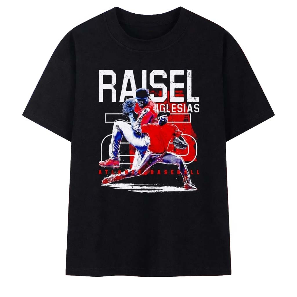 Raisel Iglesias Atlanta Braves Baseball Distressed T-Shirt Atlanta Braves Merch Present For Fan - Kdjoy