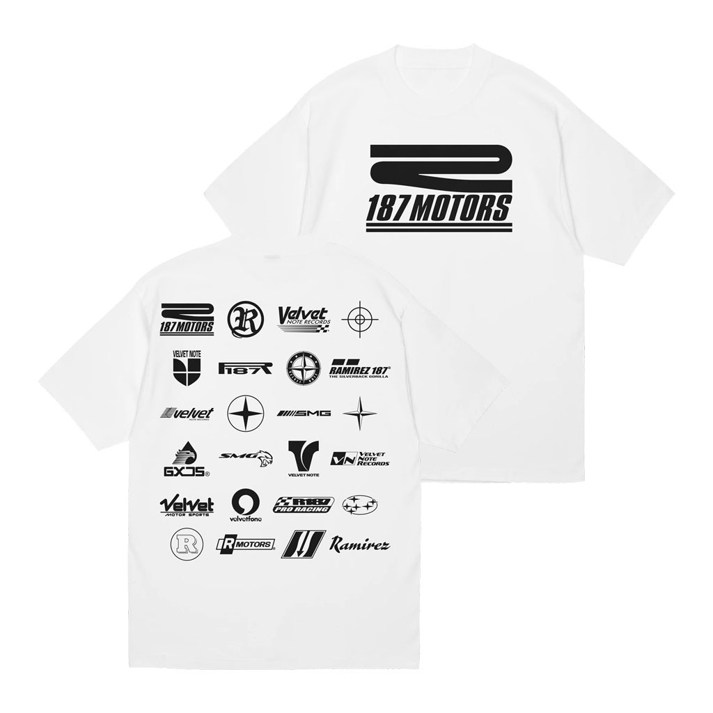 Ramirez 187 Merch 2026 R187 Motors T-Shirt White Unique Birthday Gift For Husband - Kdjoy