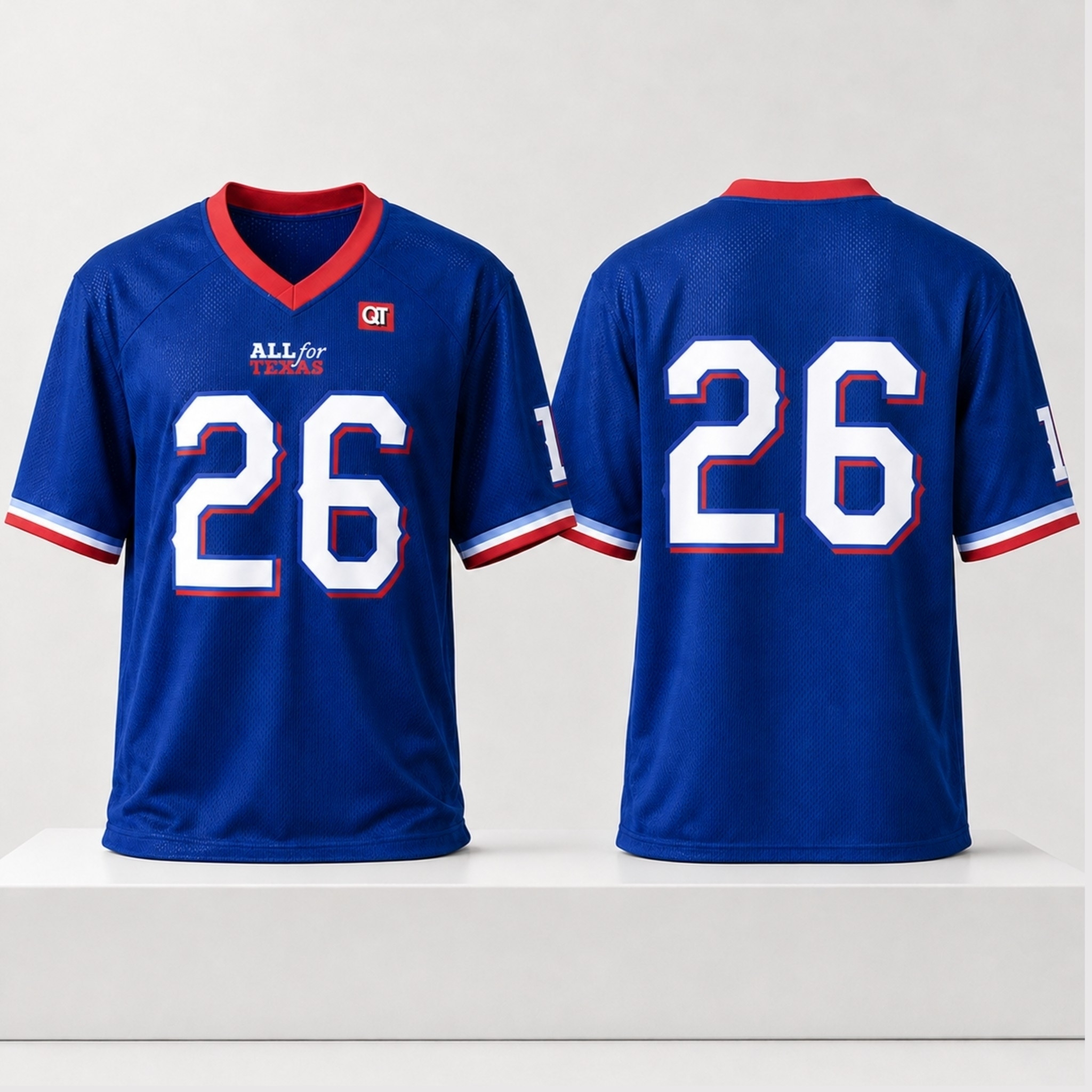 Rangers All For Texas Football Jersey 2026 Texas Rangers Merch Gifts For Fans - Kdjoy