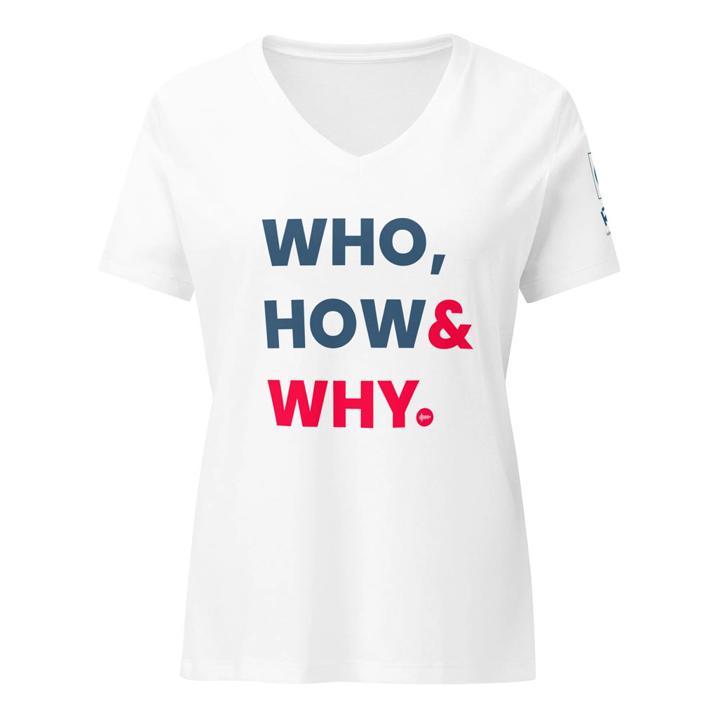 Real Baron Podcast Merch 2026 Who How Why V-Neck Shirt Unique Gifts For Mom - Kdjoy Real Baron Podcast Merch 2026 Who How Why V-Neck Shirt Unique Gifts For Mom - Kdjoy
