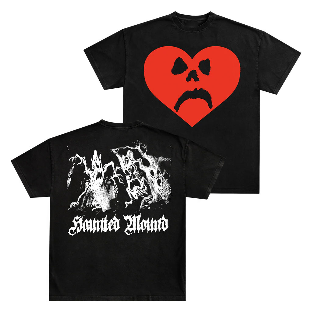 Real Haunted Mound Merch 2026 Haunted Mound Heart T-Shirt Black Gift For Fans' - Kdjoy