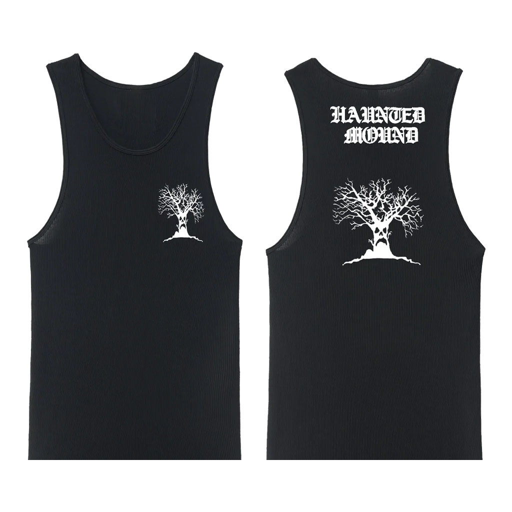 Real Haunted Mound Merch 2026 Haunted Mound Logo Tank Top Music Lover Gifts For Him - Kdjoy Real Haunted Mound Merch 2026 Haunted Mound Logo Tank Top Music Lover Gifts For Him - Kdjoy