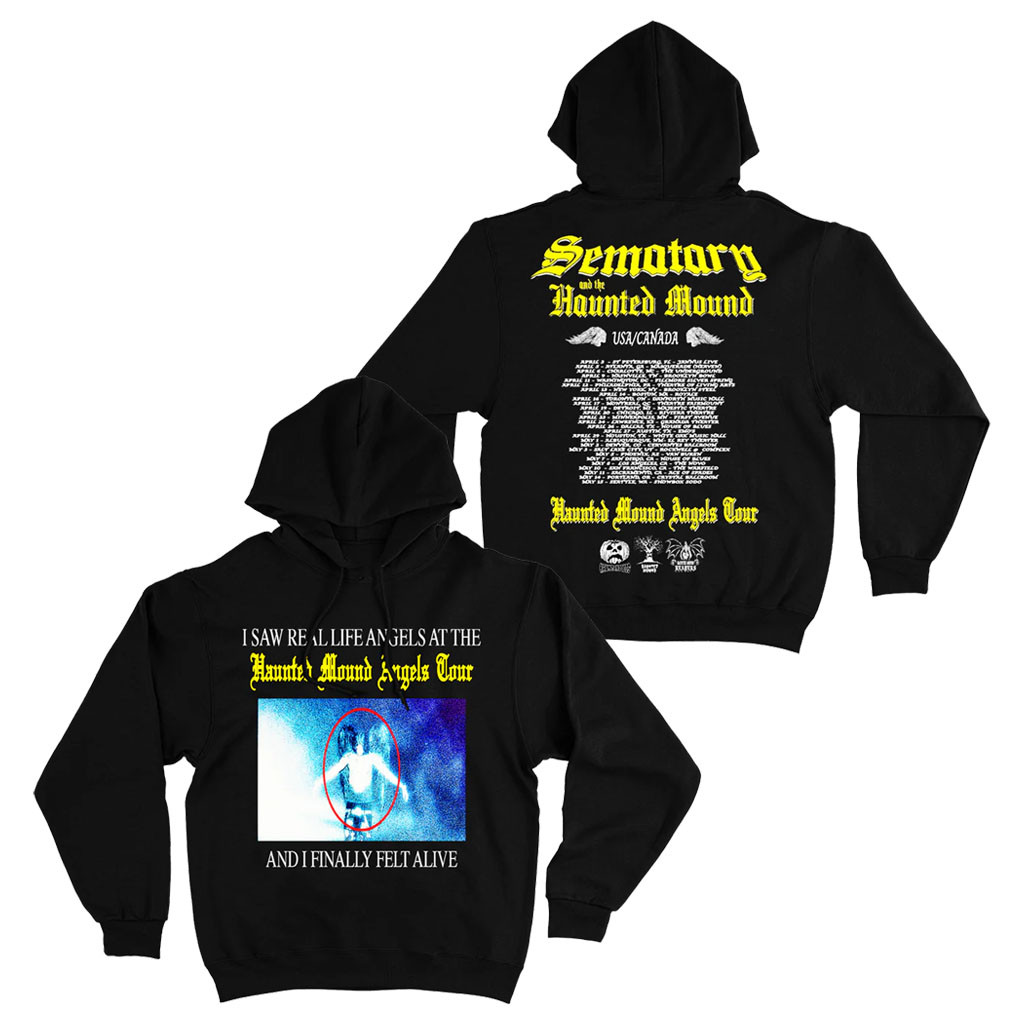 Real Haunted Mound Merch 2026 I Saw Angels Haunted Mound Tour Hoodie Gifts For Brothers - Kdjoy Real Haunted Mound Merch 2026 I Saw Angels Haunted Mound Tour Hoodie Gifts For Brothers - Kdjoy