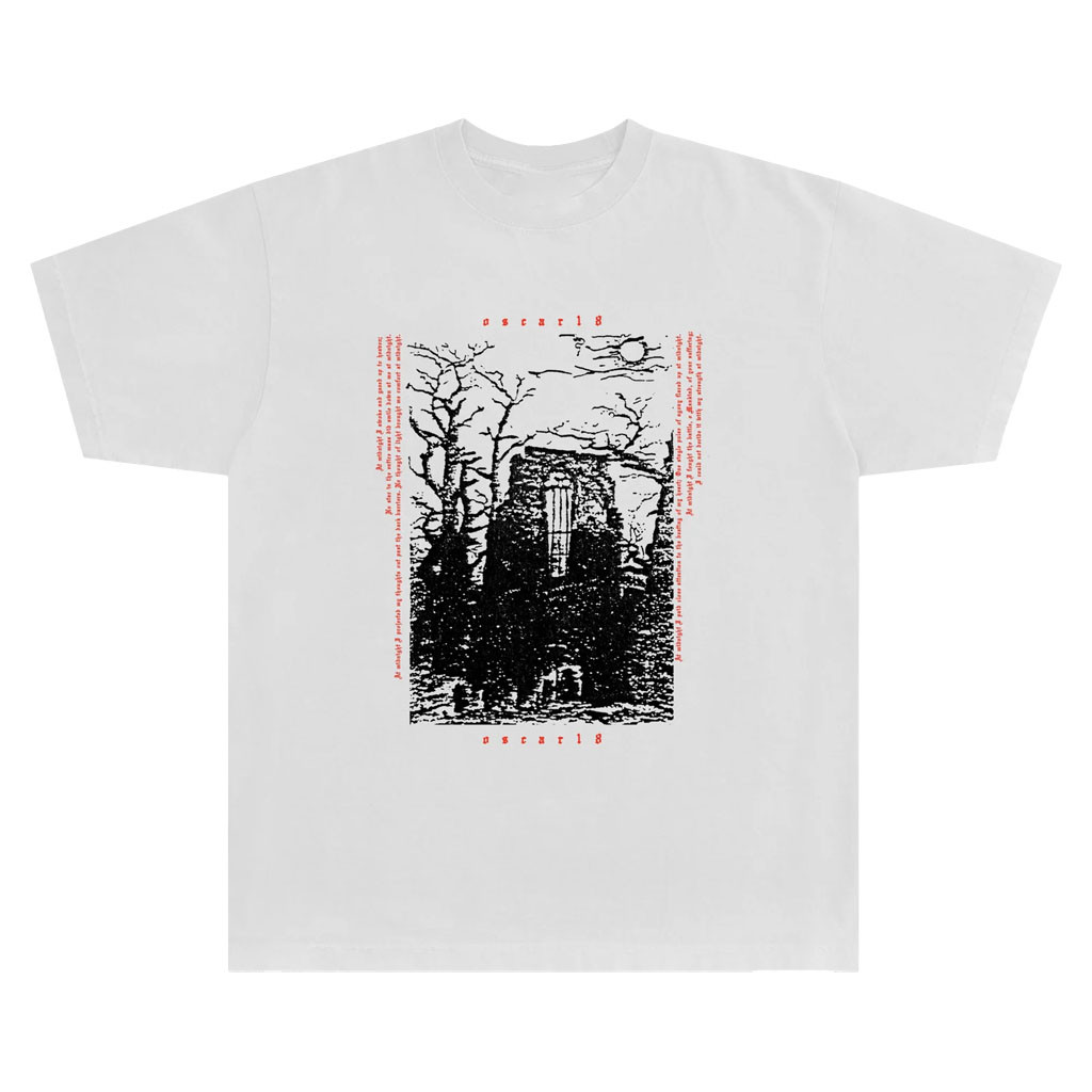 Real Haunted Mound Merch 2026 Oscar18 White T-Shirt Cool Gifts For Music Lovers - Kdjoy