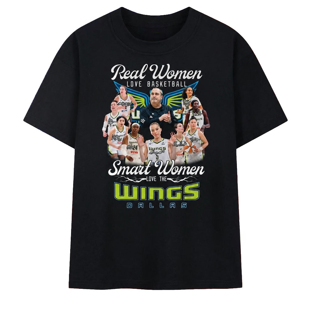 Real Women Love Basketball Smart Women Love The Dallas Wings 2026 T-Shirt Dallas Wings Merch - Kdjoy Real Women Love Basketball Smart Women Love The Dallas Wings 2026 T-Shirt Dallas Wings Merch - Kdjoy