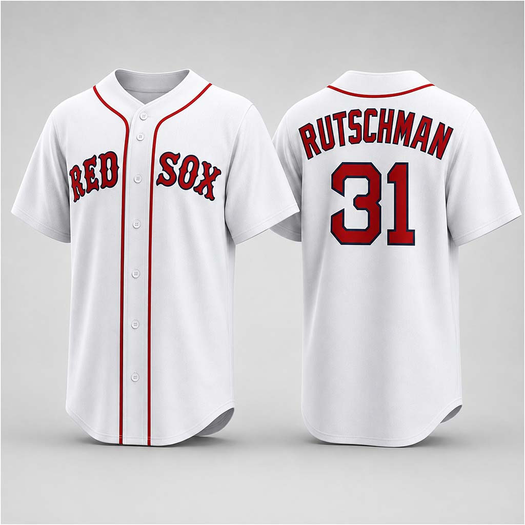 Red Sox #31 Adley Rutschman Jersey Boston Red Sox Merch Gifts For Baseball Lovers - Kdjoy