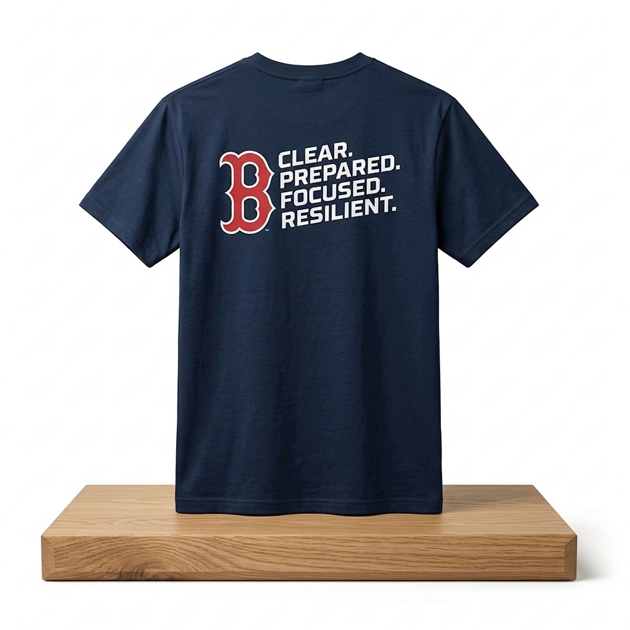 Red Sox Clear Prepared Focused Resilient 2026 Shirt Boston Red Sox Merch Gifts For Fan - Kdjoy