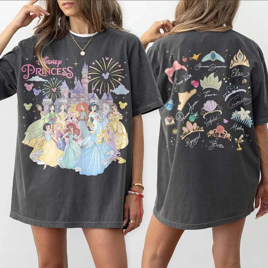 Retro D Princess Shirt Disneyworld Group Trip Tee Birthday Gift For Daughters - Kdjoy Retro D Princess Shirt Disneyworld Group Trip Tee Birthday Gift For Daughters - Kdjoy