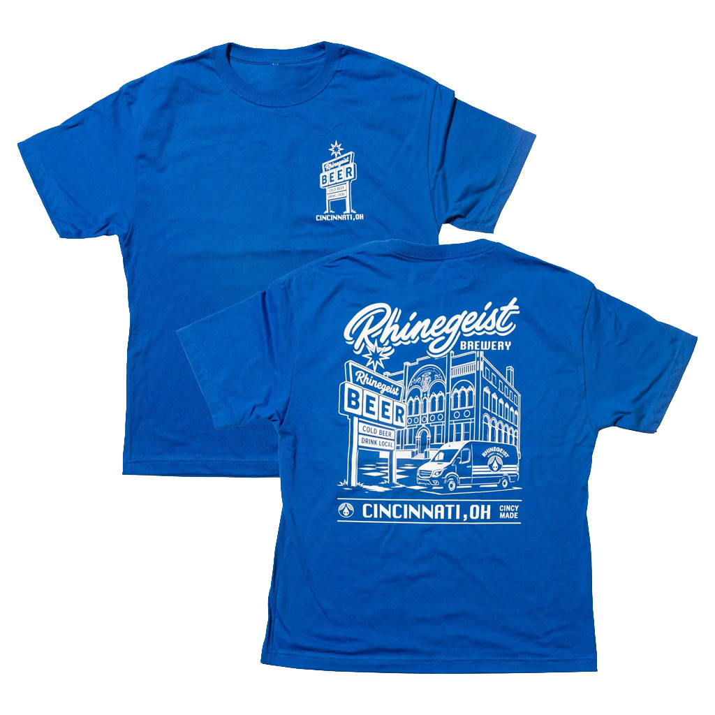 Rhinegeist Brewery Merch 2026 Postcard T-Shirt Beer Lover Shirt Gift For Fathers - Kdjoy