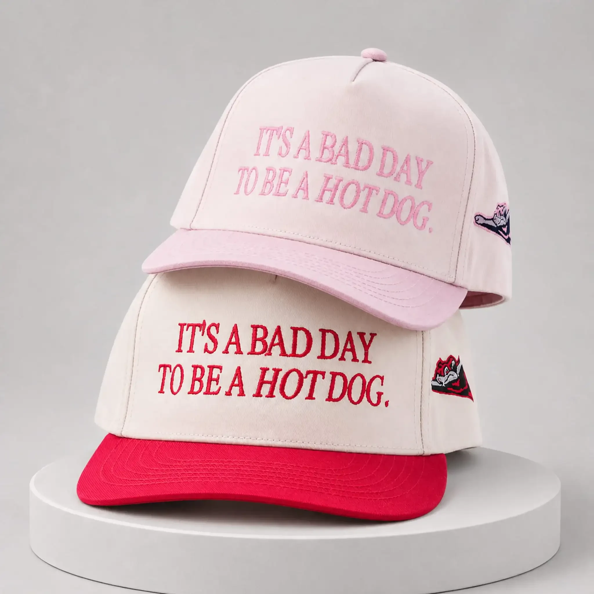 Richmond Flying Squirrels It's A Bad Day To Be A Hot Dog Hat Embroidered Squirrels Merchandise - Kdjoy