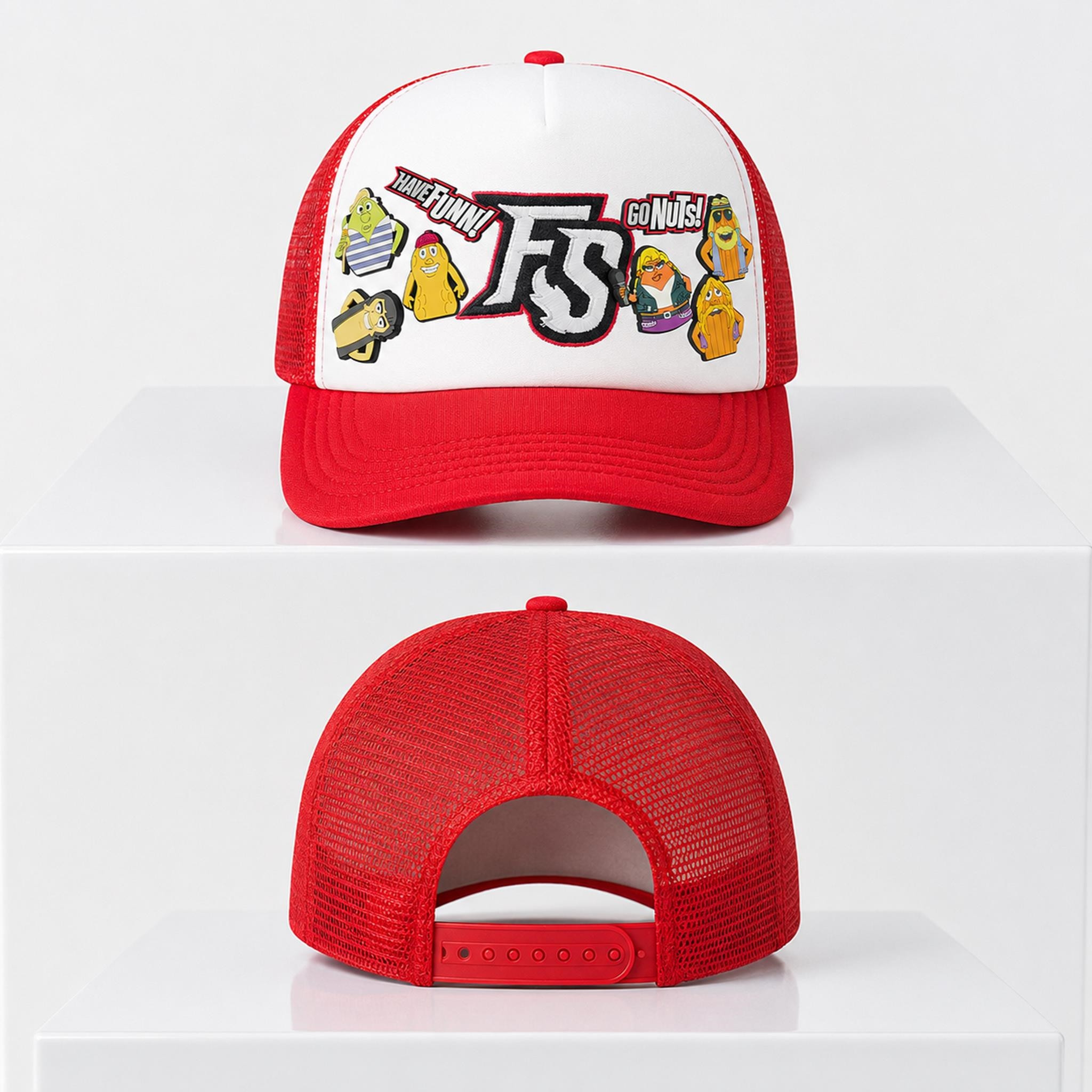 Richmond Flying Squirrels Mixed Nut Widget Trucker Hat 2026 RF Squirrels Merch Fan Gifts - Kdjoy Richmond Flying Squirrels Mixed Nut Widget Trucker Hat 2026 RF Squirrels Merch Fan Gifts - Kdjoy