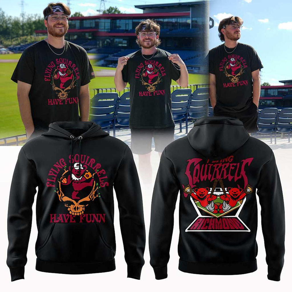 Richmond Flying Squirrels X Grateful Dead Night 2026 Hoodie Squirrels Merch Gift For Fans - Kdjoy