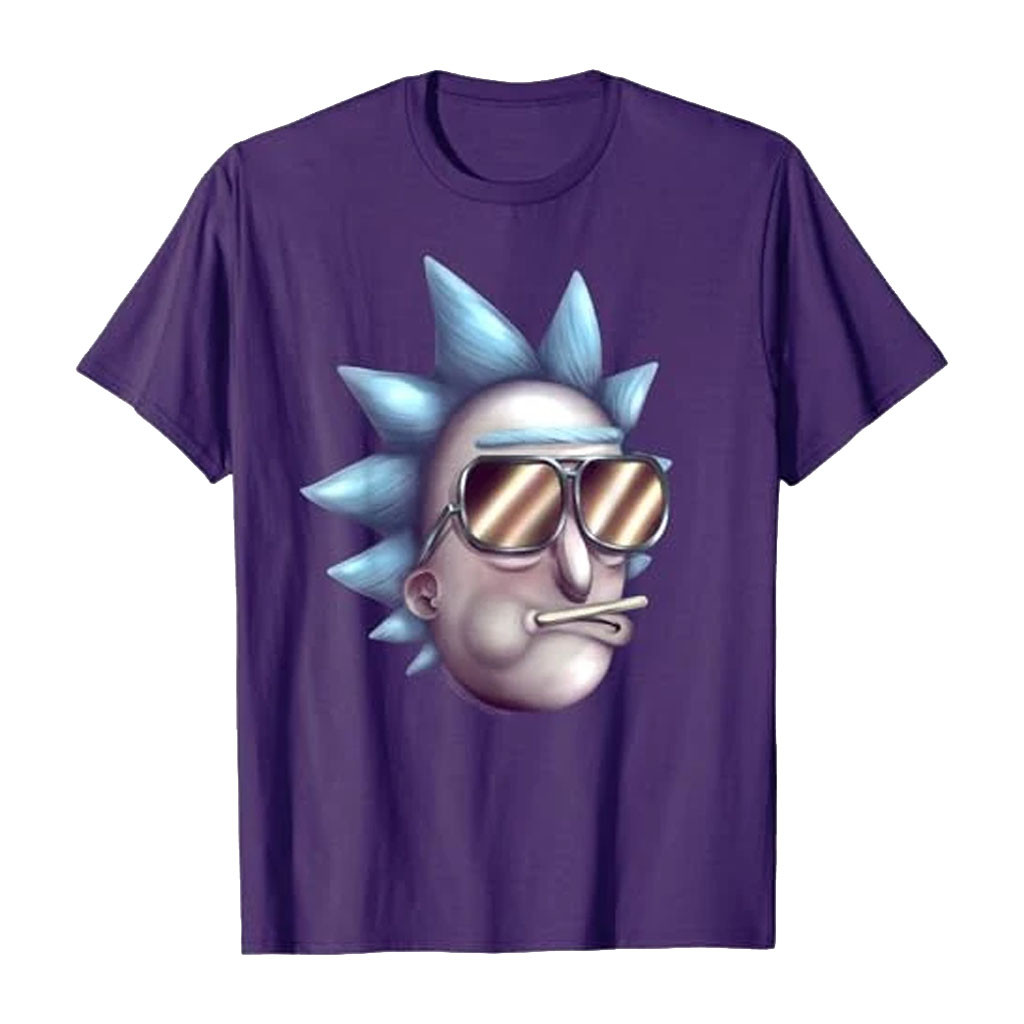 Rick And Morty Merch 2026 Cool Rick Sunglasses T-Shirt Gift For Animated TV Fans