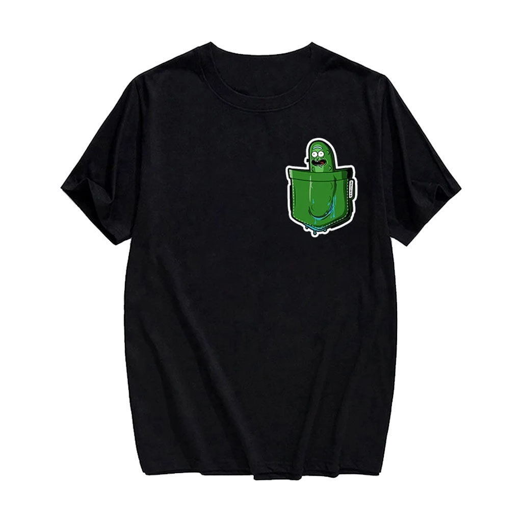 Rick And Morty Merch 2026 Pickle Rick T-Shirt Funny Sci Fi Cartoon Shirt Gift For Brothers