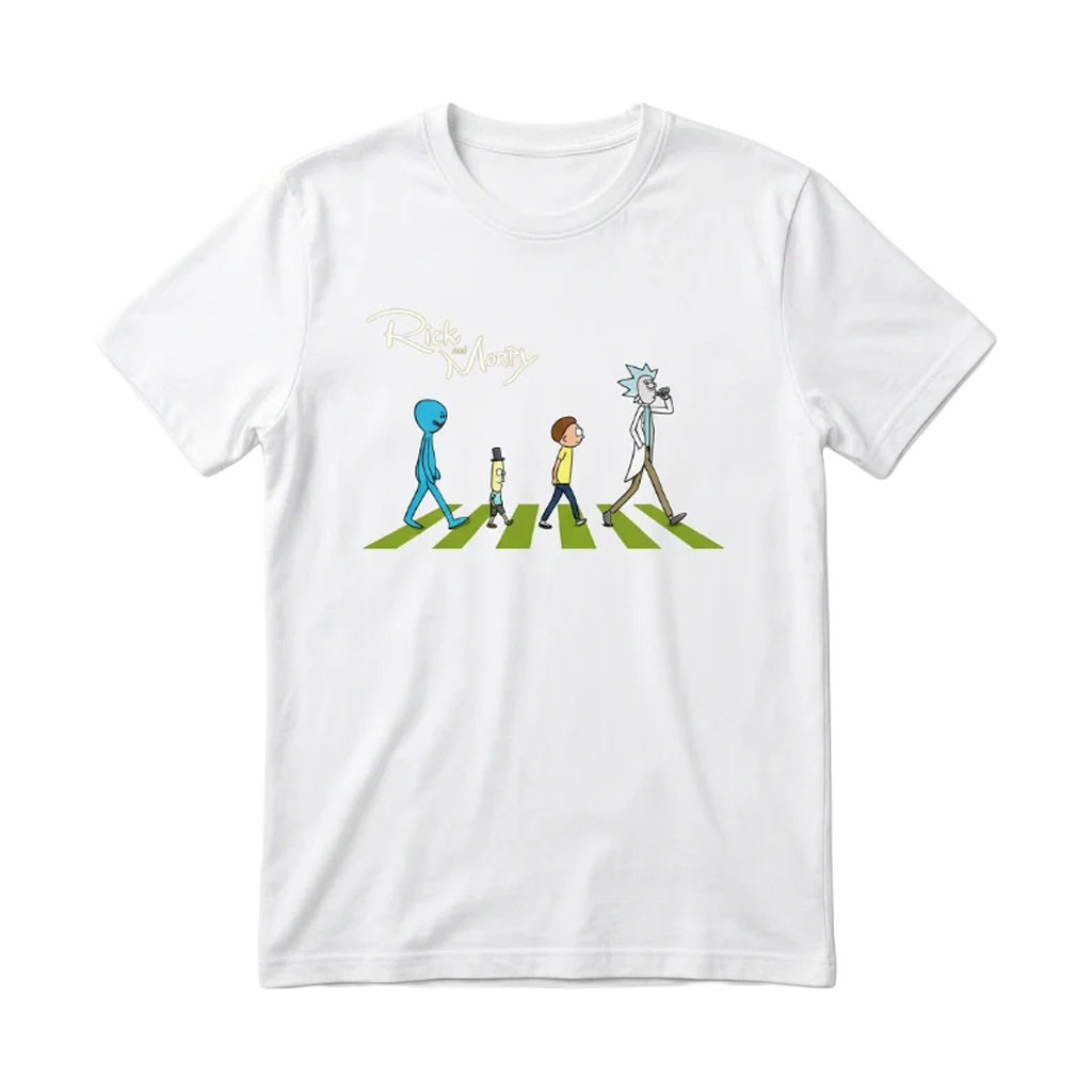 Rick And Morty Merch 2026 Rick And Morty Abbey Road T-Shirt Present For Brothers