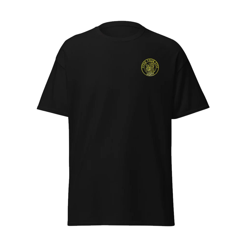 Rick And Morty Merch 2026 Rick And Morty Black Logo T-Shirt Unique Gift For Husband