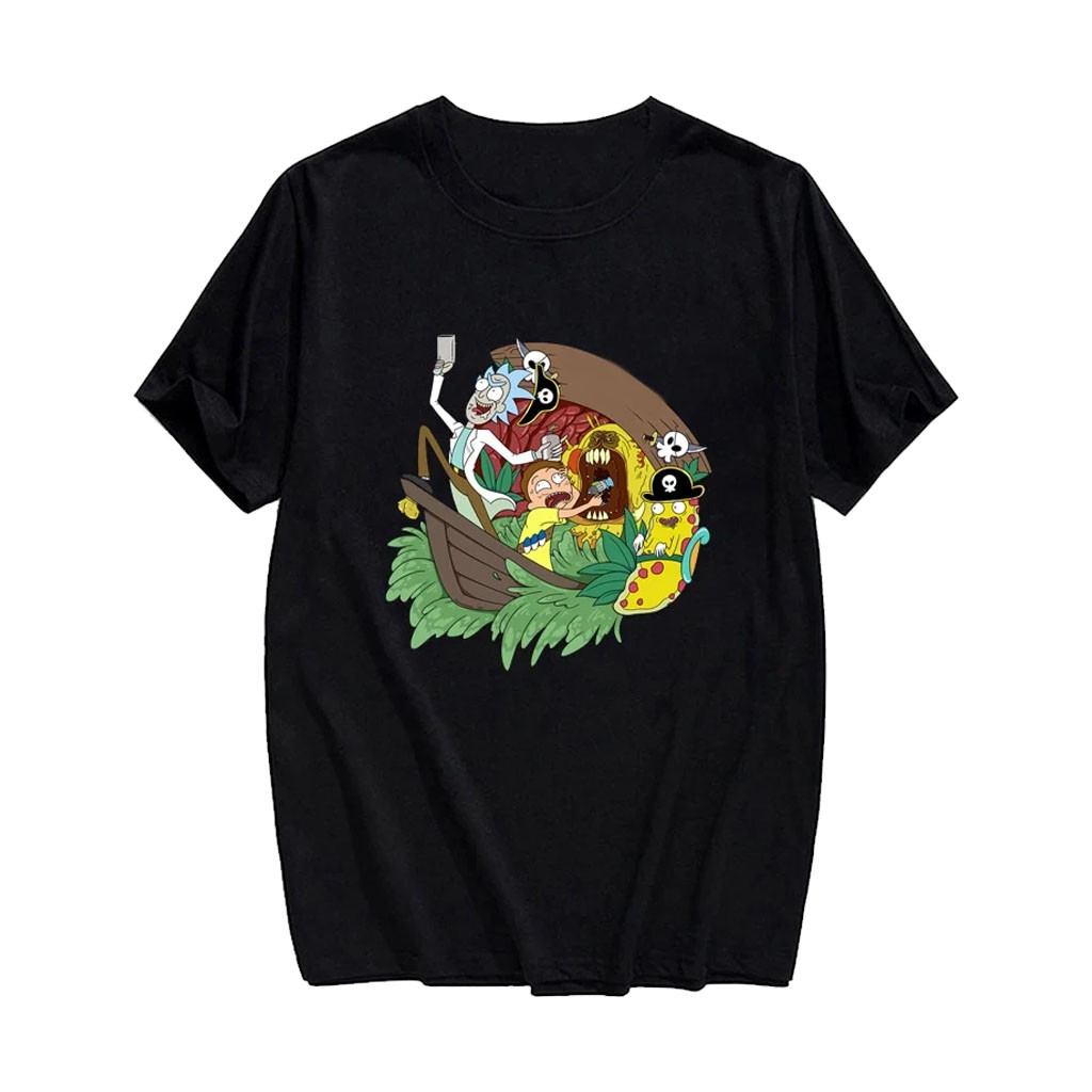 Rick And Morty Merch 2026 Rick And Morty Pirate T-Shirt Unique Gift For Dudes