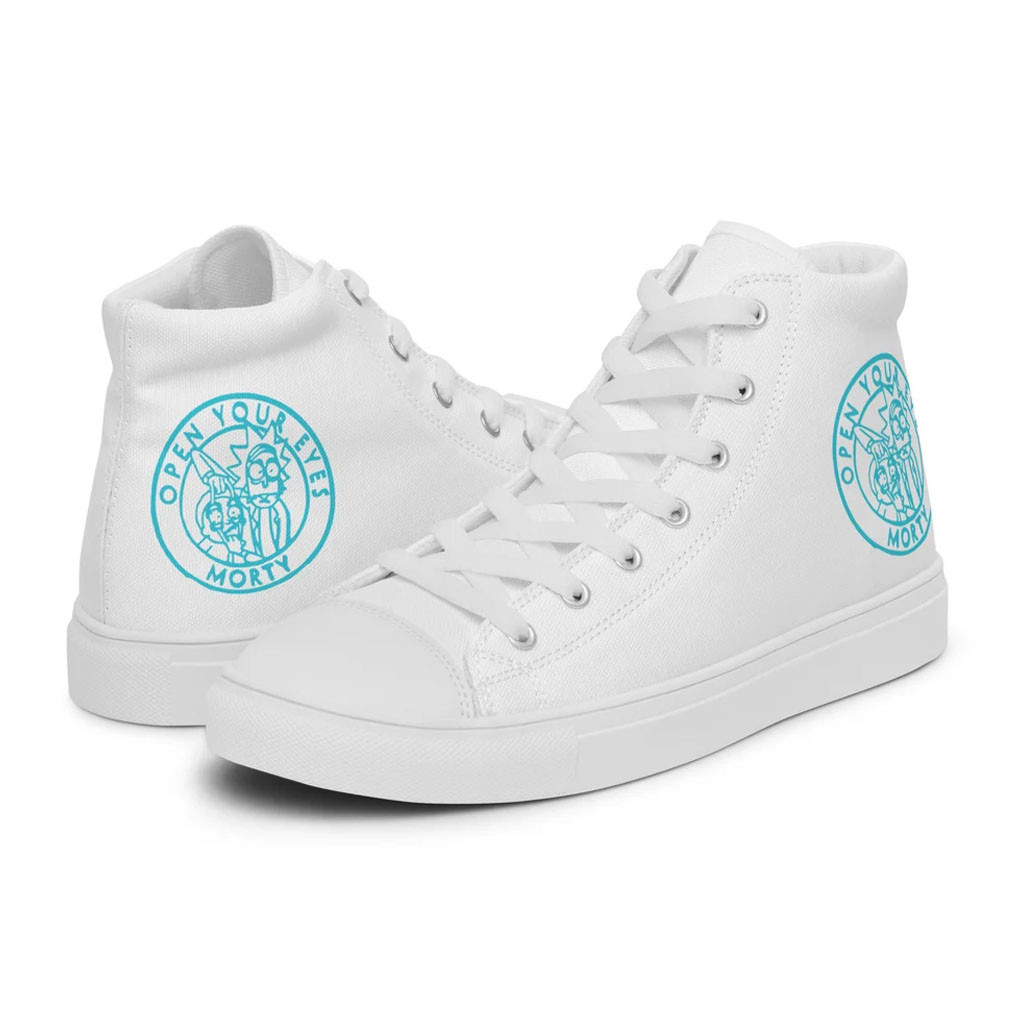 Rick And Morty Merch 2026 Rick And Morty Shoes Open Your Eyes Sneakers Gift For Brothers Rick And Morty Merch 2026 Rick And Morty Shoes Open Your Eyes Sneakers Gift For Brothers