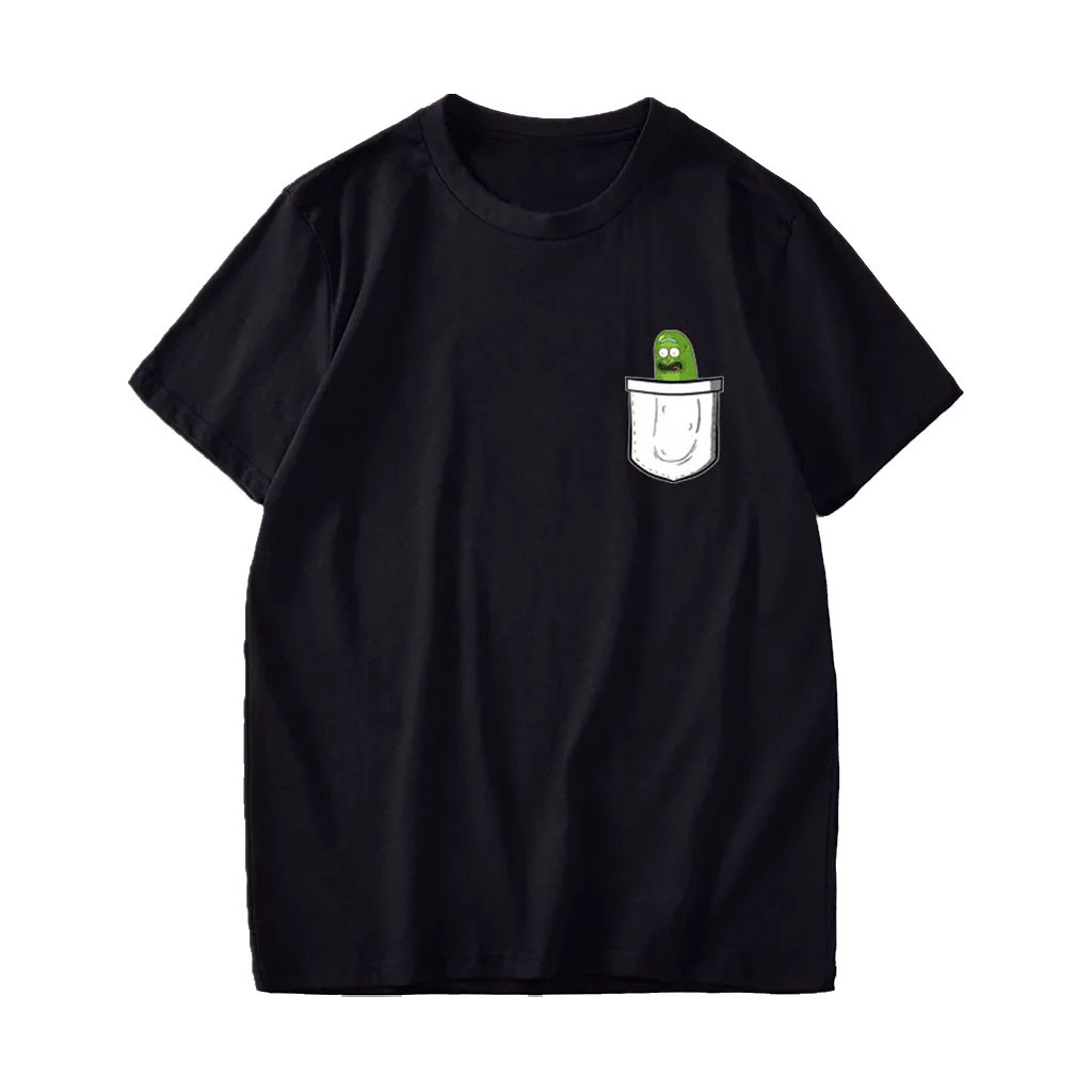 Rick And Morty Merch 2026 Rick Pickle T-Shirt Black Animated TV Show Shirt Gift For Brothers