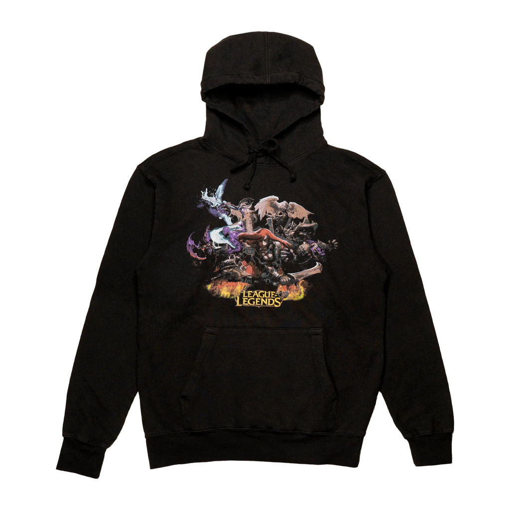 Riot Games Merch 2026 League Of Legends Classic Hoodie Black LoL Merch Gift For Game Lovers - Kdjoy