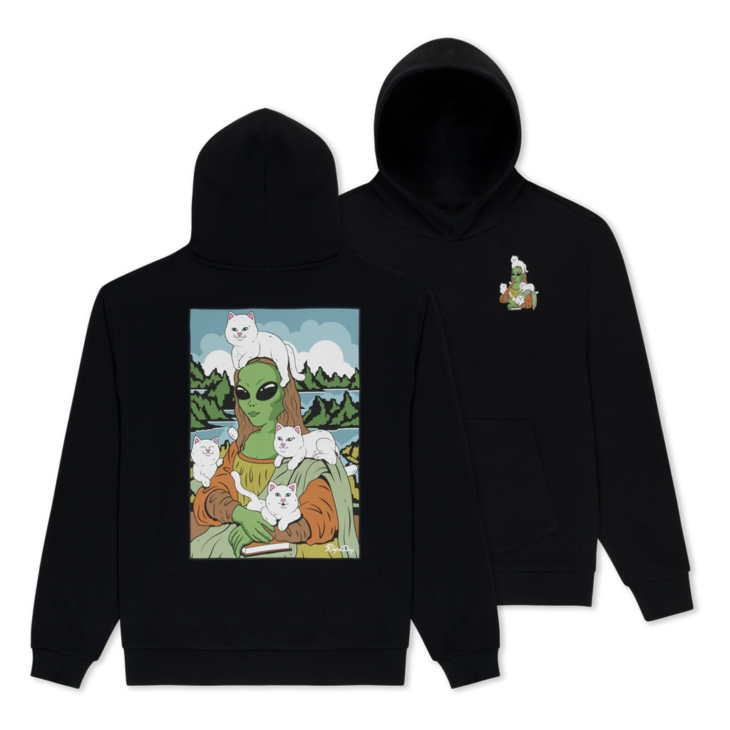 RipNDip Merch 2026 Here All Along Hoodie Black Alien Mona Lisa Hoodie Gift For BFF RipNDip Merch 2026 Here All Along Hoodie Black Alien Mona Lisa Hoodie Gift For BFF