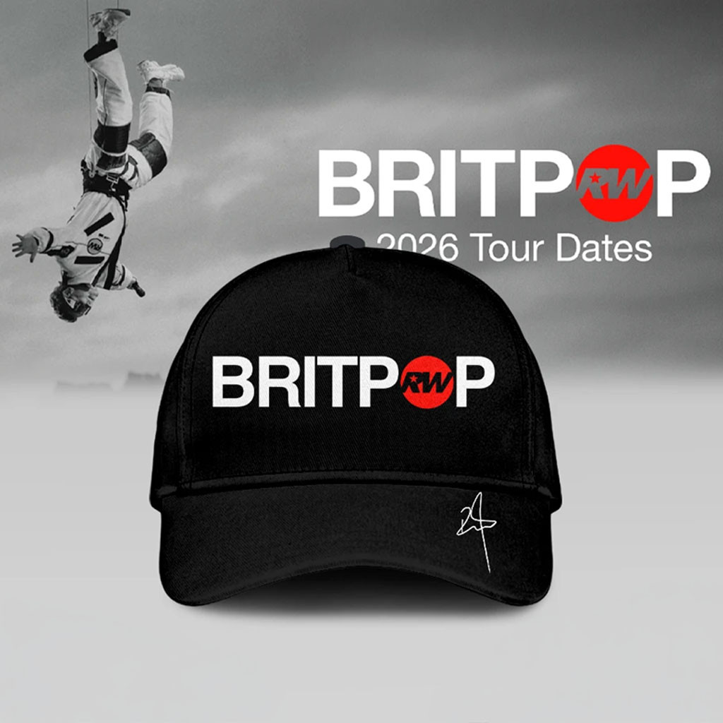 Robbie Williams BRITPOP 2026 Tour Dates Hat Robbie Williams Merch Gift For Music Lover - Kdjoy