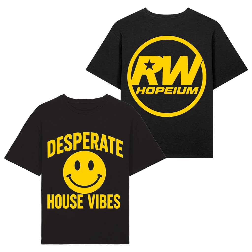 Robbie Williams Merch 2026 Desperate House Vibes Black T-Shirt Music Lover Gifts For Him - Kdjoy