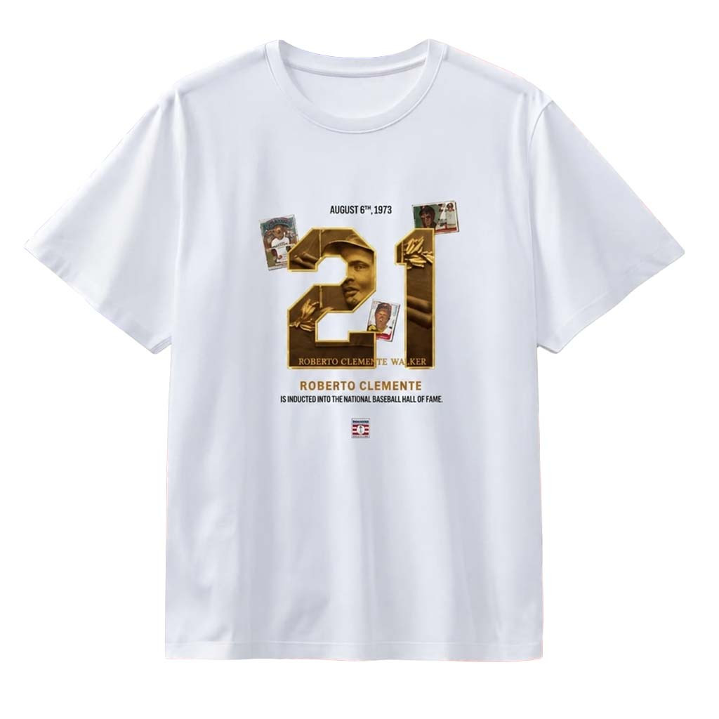 Roberto Clemente Walker The Great One Hall Of Fame T-Shirt Roberto Clemente Merch Fans Gifts - Kdjoy