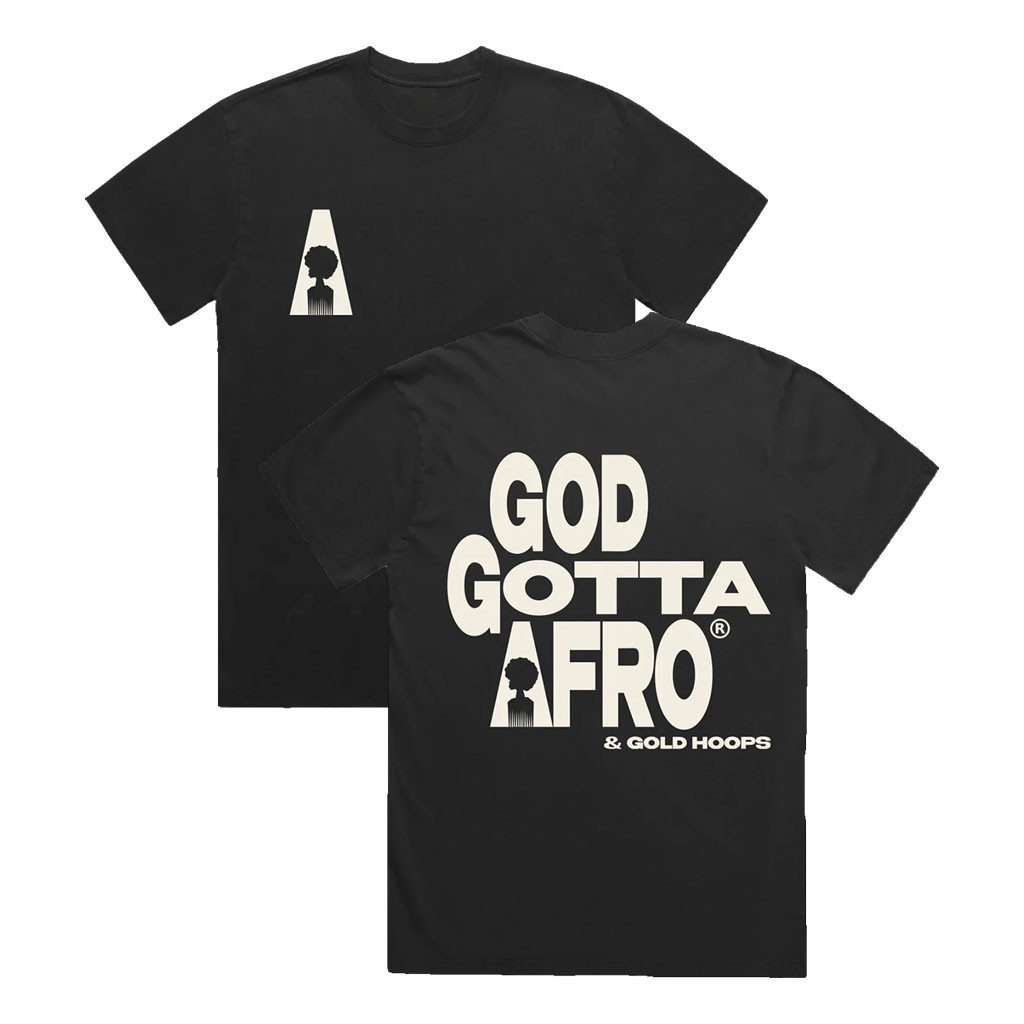 Roc Nation Merch 2026 Rapsody God Gotta Afro And Gold Hoops T-Shirt Rapsody Merch Best Gifts - Kdjoy