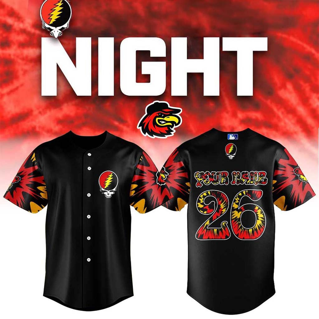 Rochester Red Wings Grateful Dead Night Returns To ESL Ballpark Jersey Fan Merch Brothers Gifts - Kdjoy
