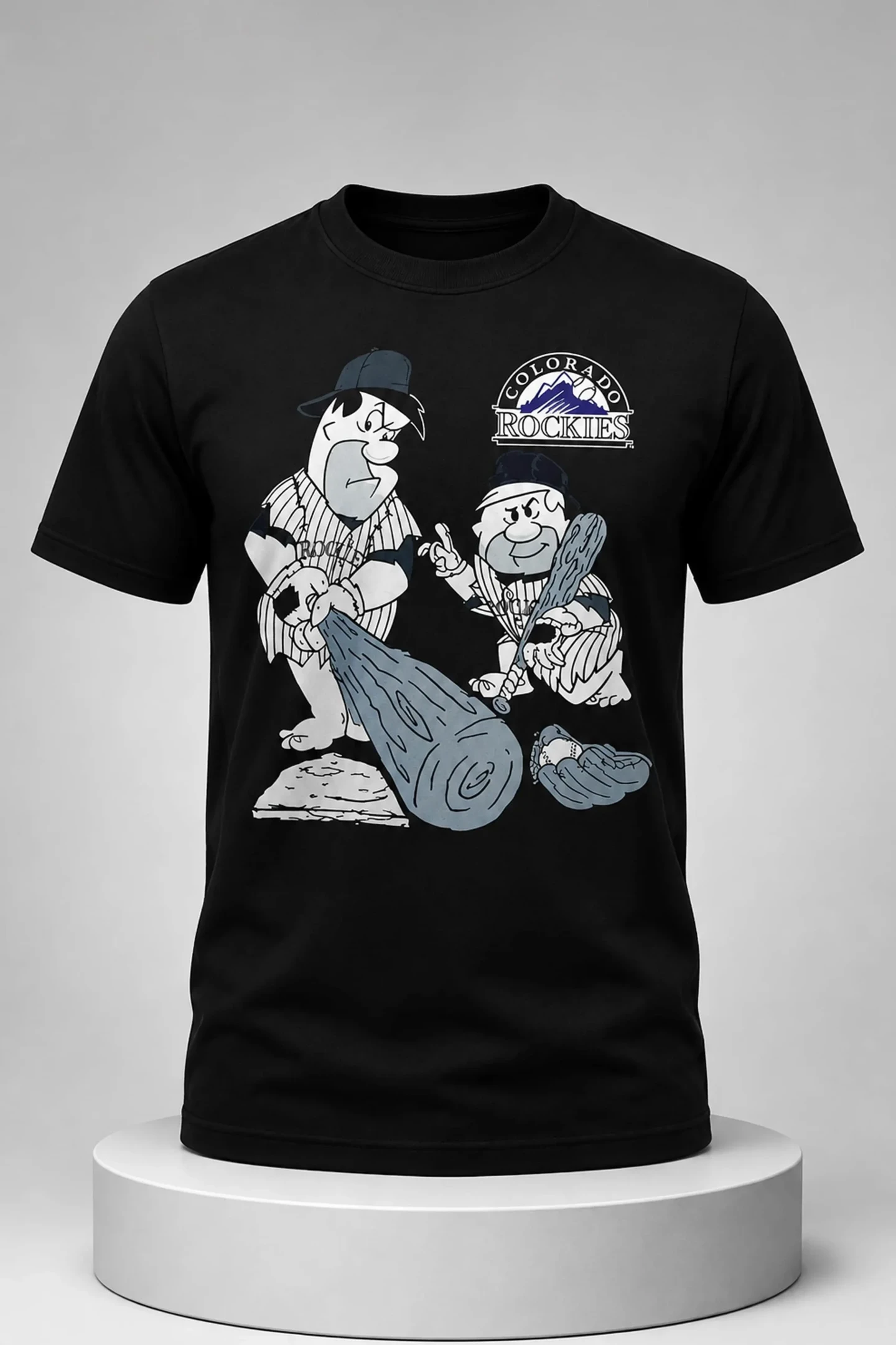 Rockies Mickey Moniak Rockies Flintstones Shirt Colorado Rockies Merch Baseball Fan Gifts - Kdjoy
