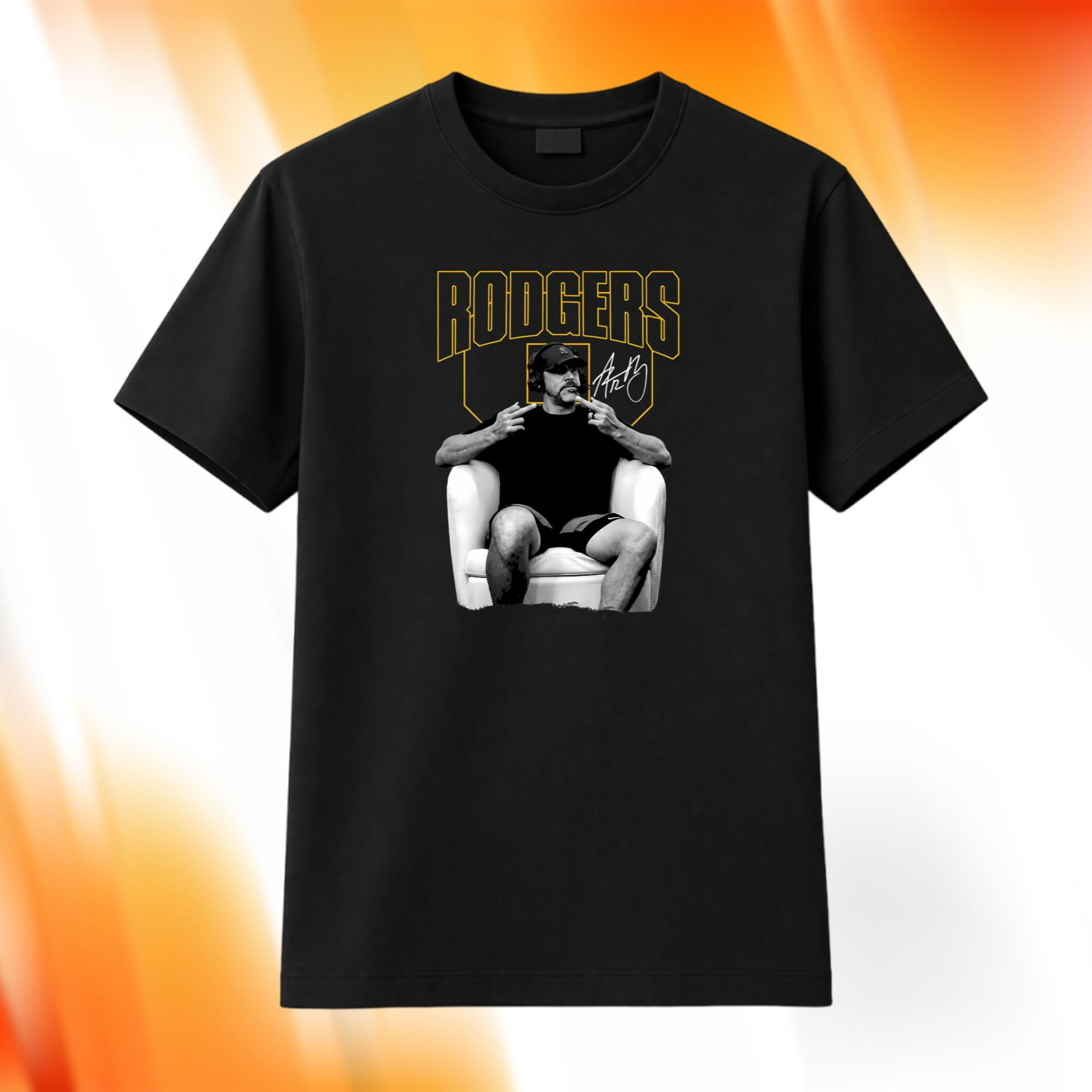 Rodgers Meme Football Shirt Aaron Rodgers Merch 2026 Signature Tee Gift For Fans - Kdjoy