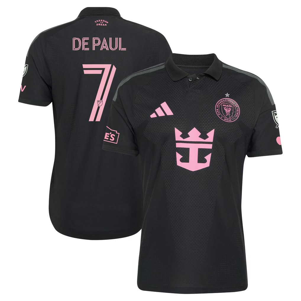 Rodrigo De Paul Jersey Shirt Black Inter Miami CF Merch #7 Presagio On-Field Jersey 2026 - Kdjoy