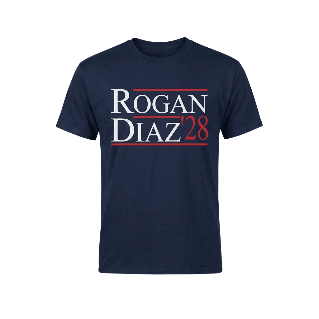 Rogan Diaz 28 Shirt Joe Rogan Nate Diaz 2028 Campaign Parody Tee Funny Gifts - Kdjoy