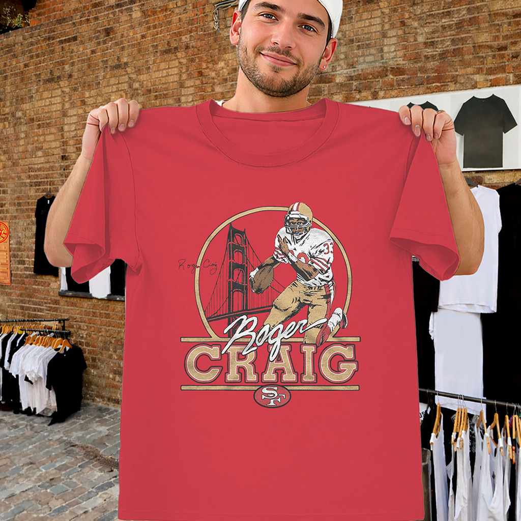 Roger Craig 49ers Shirt Signature Hall of Fame 2026 Football Tee San Francisco 49ers Merch