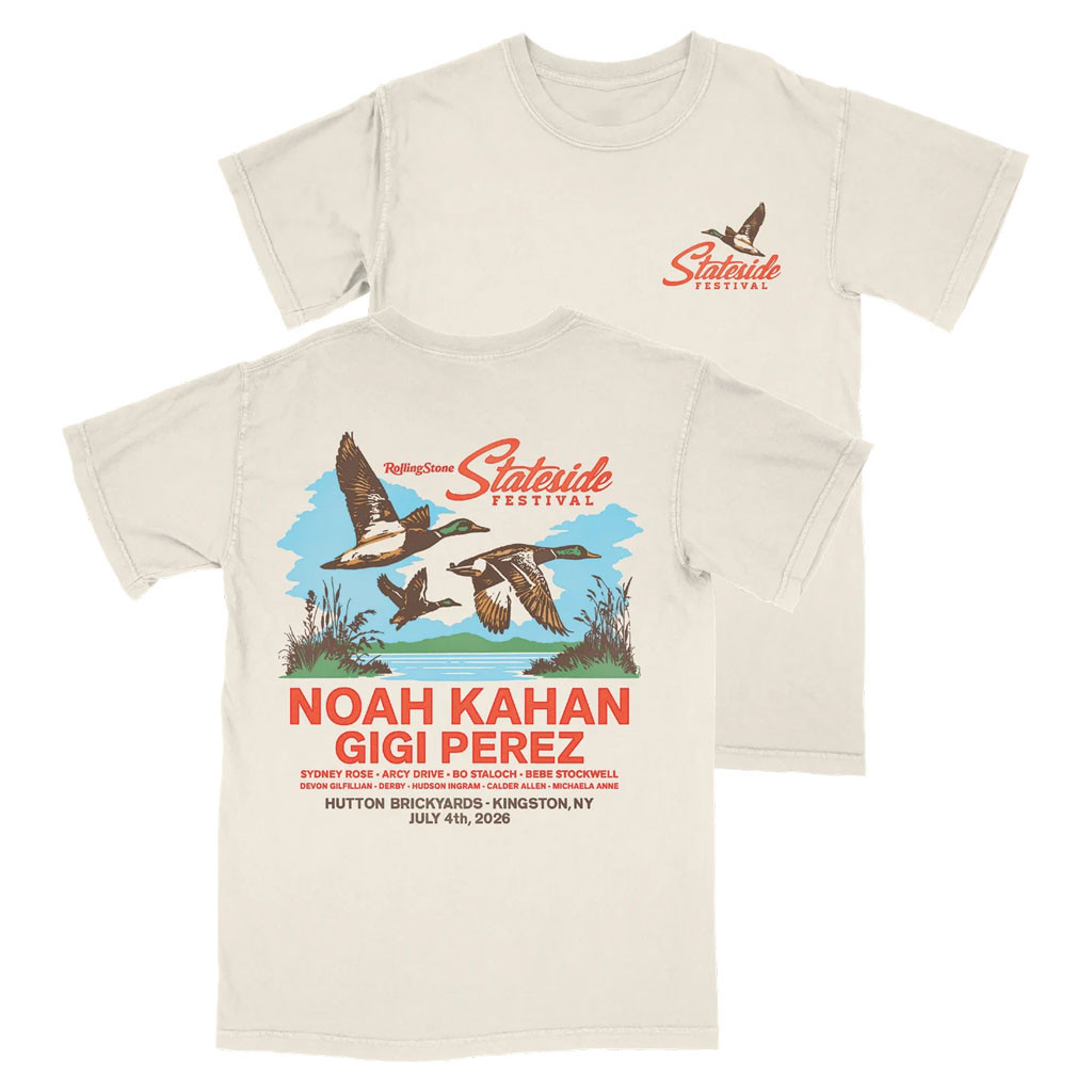 Rolling Stone Merch 2026 Stateside Fest Duck T-Shirt Music Lover Gifts For Him - Kdjoy Rolling Stone Merch 2026 Stateside Fest Duck T-Shirt Music Lover Gifts For Him - Kdjoy