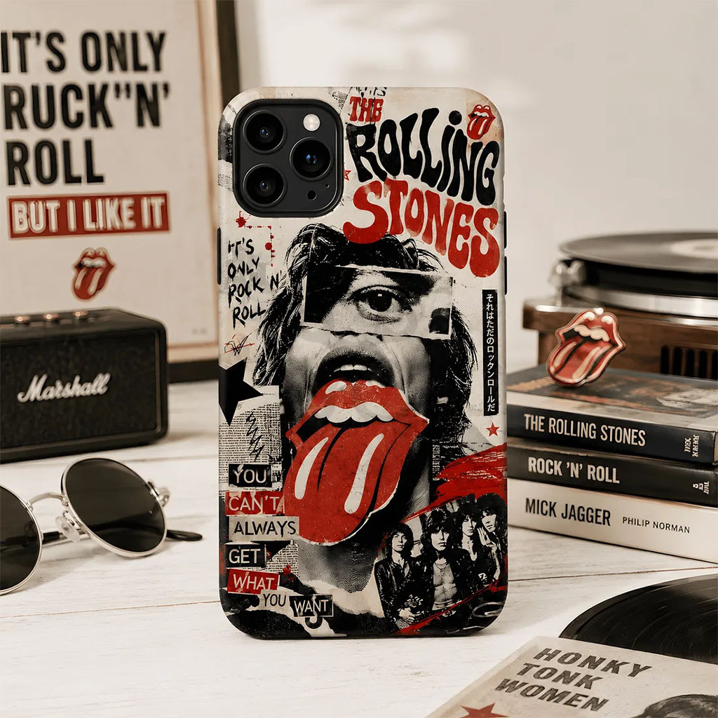 Rolling Stones Retro Magazine Phone Case 2026 The Rolling Stones Merch Present For Band Fans - Kdjoy