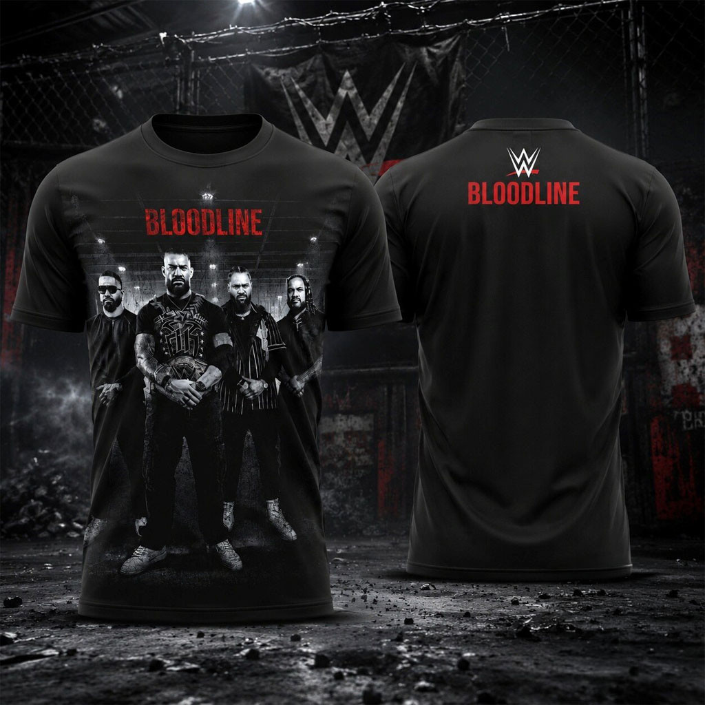 Roman Reigns WWE The Bloodline Photo Shirt 2026 Roman Reigns Merch Gifts For Husband - Kdjoy Roman Reigns WWE The Bloodline Photo Shirt 2026 Roman Reigns Merch Gifts For Husband - Kdjoy