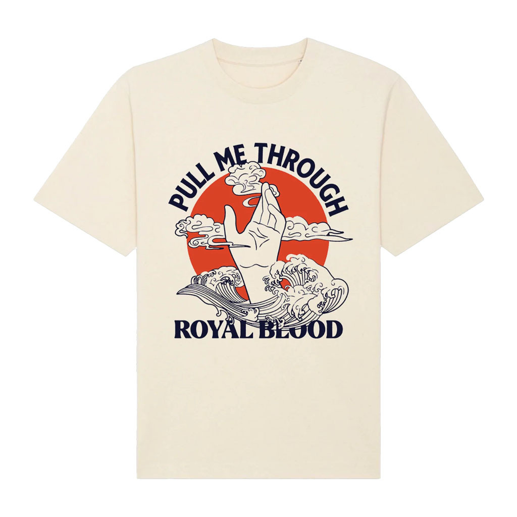 Royal Blood Merch 2026 Pull Me Through Ecru T-Shirt Gift Ideas For Rock Lovers - Kdjoy Royal Blood Merch 2026 Pull Me Through Ecru T-Shirt Gift Ideas For Rock Lovers - Kdjoy