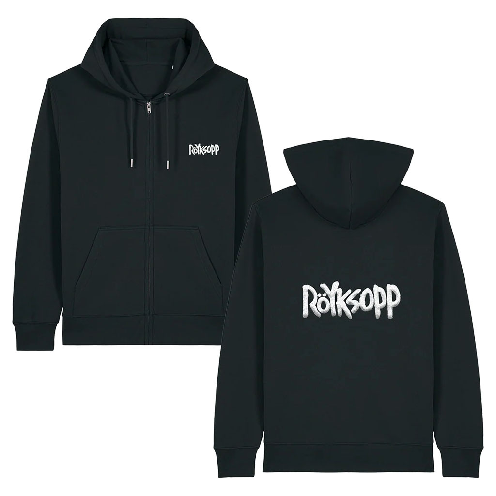 Royksopp Merch 2026 Royksopp Logo Zip Hoodie Music Related Gifts For Guys - Kdjoy