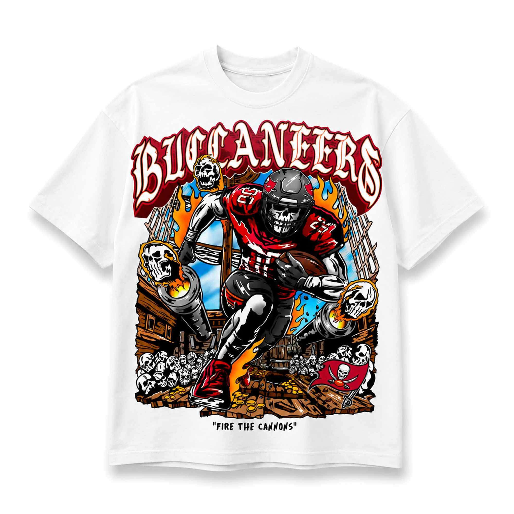Rueben Bain Jr Buccaneers Fire The Cannons Shirt Tampa Bay Buccaneers Merch Fan Gifts - Kdjoy