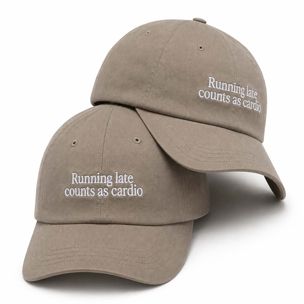 Running Late Counts As Cardio Hat Embroidered Funny Sayings Cap Gifts For Friends Running Late Counts As Cardio Hat Embroidered Funny Sayings Cap Gifts For Friends