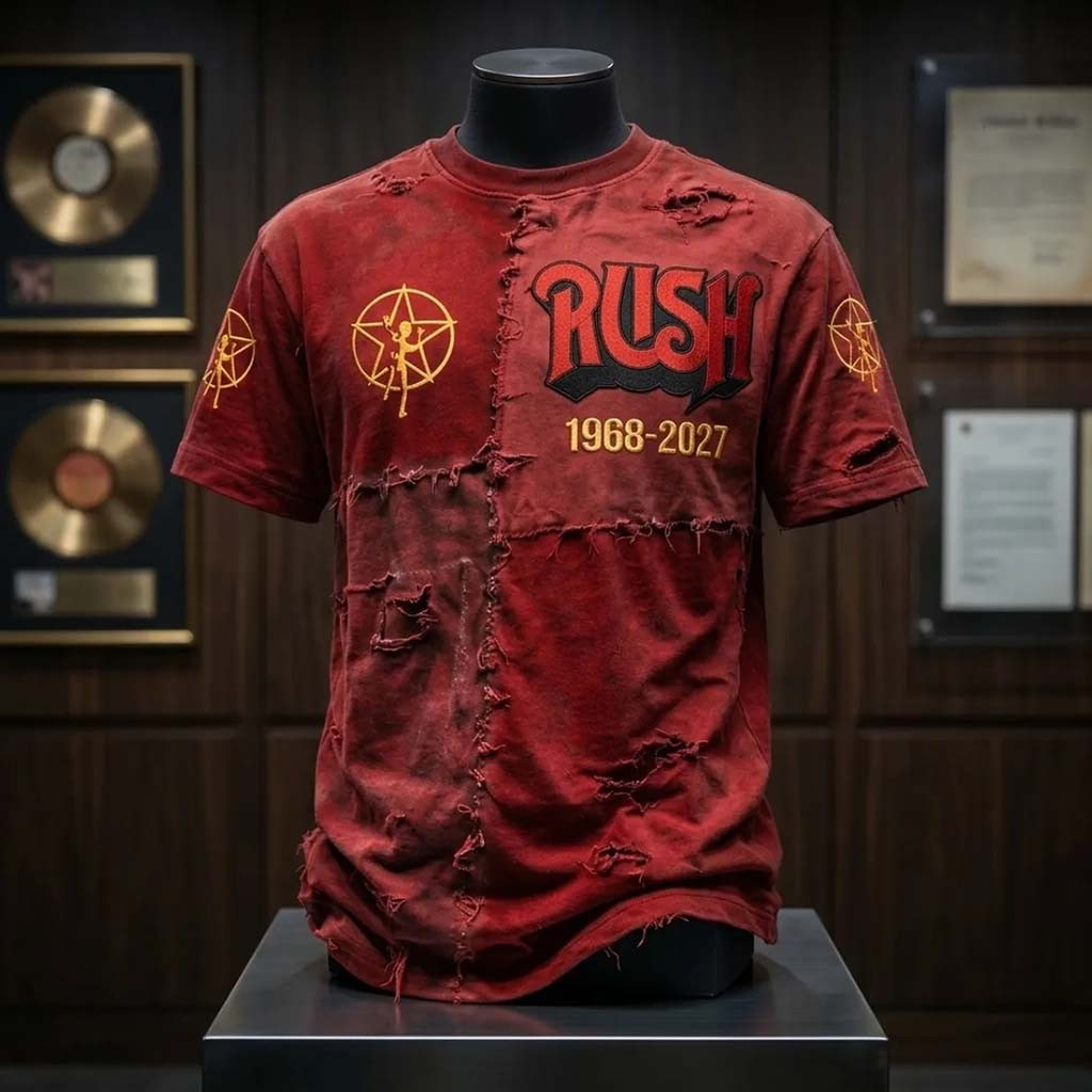 Rush 1968 2027 Distressed Red T-Shirt RUSH Band Merch Gift Ideas For Music Lovers - Kdjoy Rush 1968 2027 Distressed Red T-Shirt RUSH Band Merch Gift Ideas For Music Lovers - Kdjoy