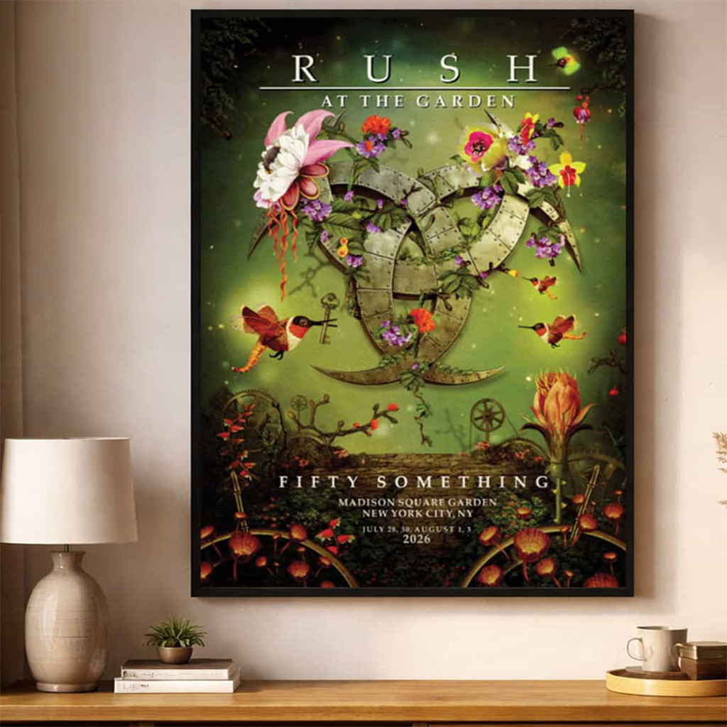 Rush Band At The Garden Event Poster Rush Merch Presents For Music Lovers - Kdjoy