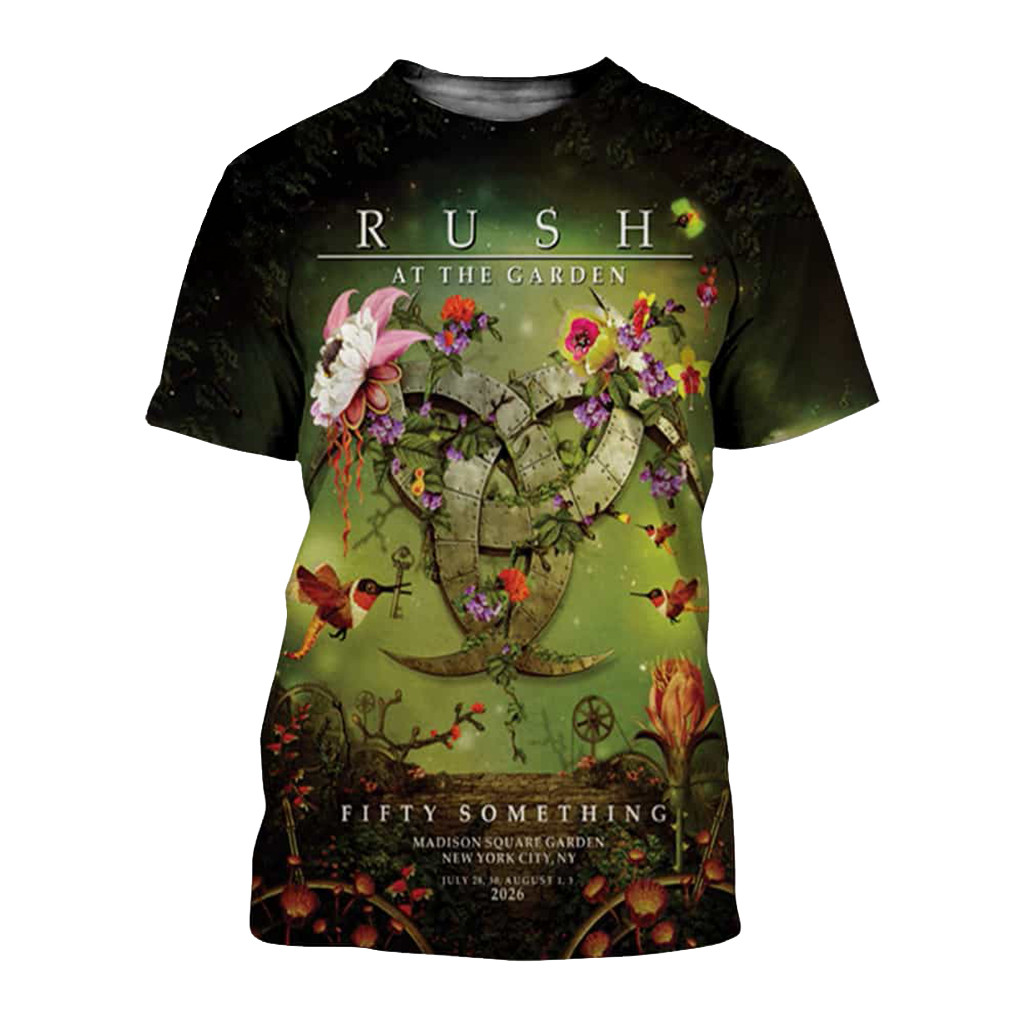 Rush Band At The Garden Event T-Shirt Rush Merch Gift Ideas For Music Lovers - Kdjoy