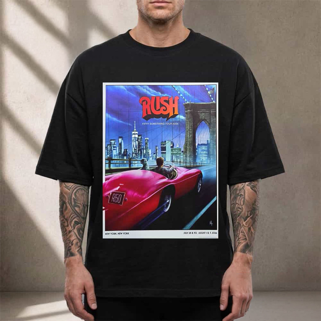 Rush Band Fifty Something Tour 2026 New York City Poster T-Shirt Rush Band Merch Fan Gifts - Kdjoy Rush Band Fifty Something Tour 2026 New York City Poster T-Shirt Rush Band Merch Fan Gifts - Kdjoy